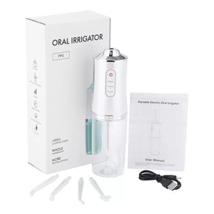 Irrigador Dental Eléctrico Portátil - Limpieza Profunda y Cuidado Bucal Completo