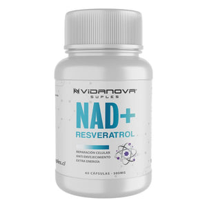 NAD+ Resveratrol 60 capsulas 500MG