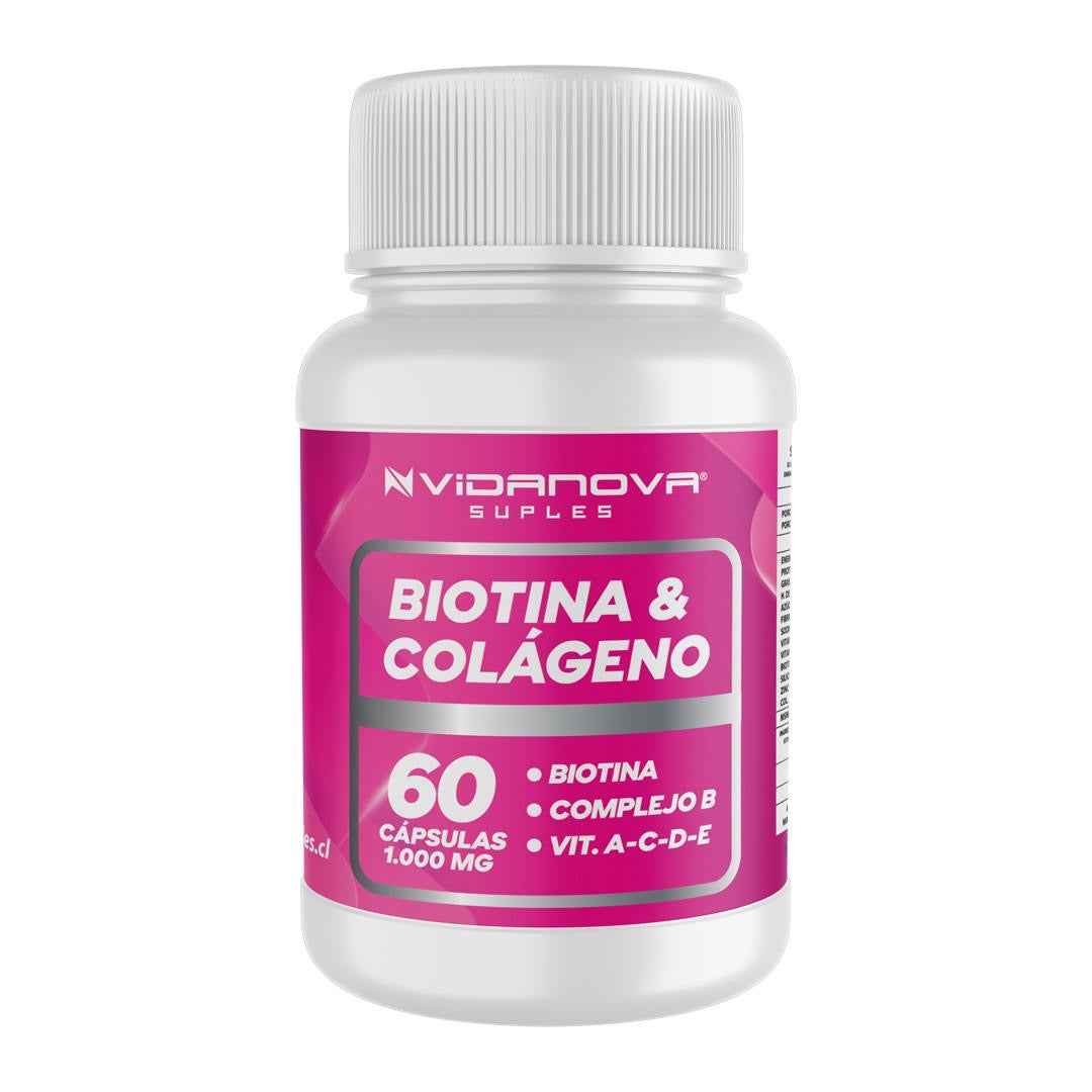 Biotina Colageno 1000mg 60caps