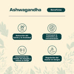 Ashwagandha Magnesio 1000mg - 60 Cápsulas - ¡Libera tu Potencial de Bienestar!