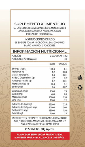 Candida Cleanse - 60 Cápsulas - ¡Equilibrio Intestinal y Digestivo Natural!