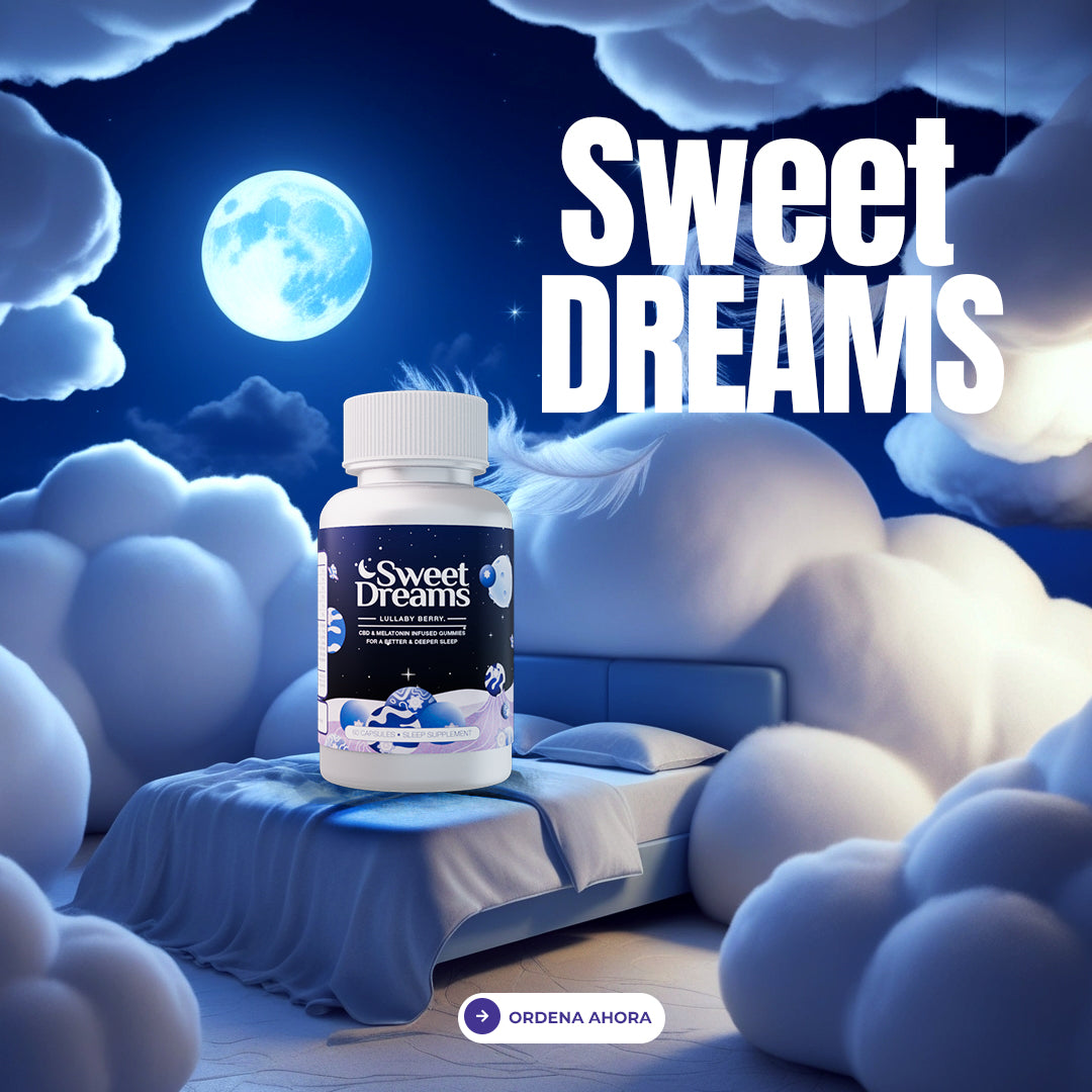Sweet Dreams Cápsulas - ¡Sueño Profundo y Reparador con Melatonina y Magnesio!