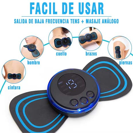 Mini Masajeador Eléctrico Portátil - Alivio Muscular y Relajación en Cualquier Lugar