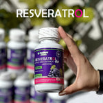 Resveratrol® 100% Puro - 60 Cápsulas - ¡Protección Antioxidante, Salud Cardiovascular y Neuroprotección Avanzada!