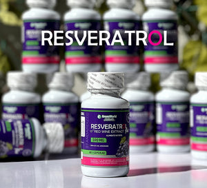 Resveratrol® 100% Puro - 60 Cápsulas - ¡Protección Antioxidante, Salud Cardiovascular y Neuroprotección Avanzada!